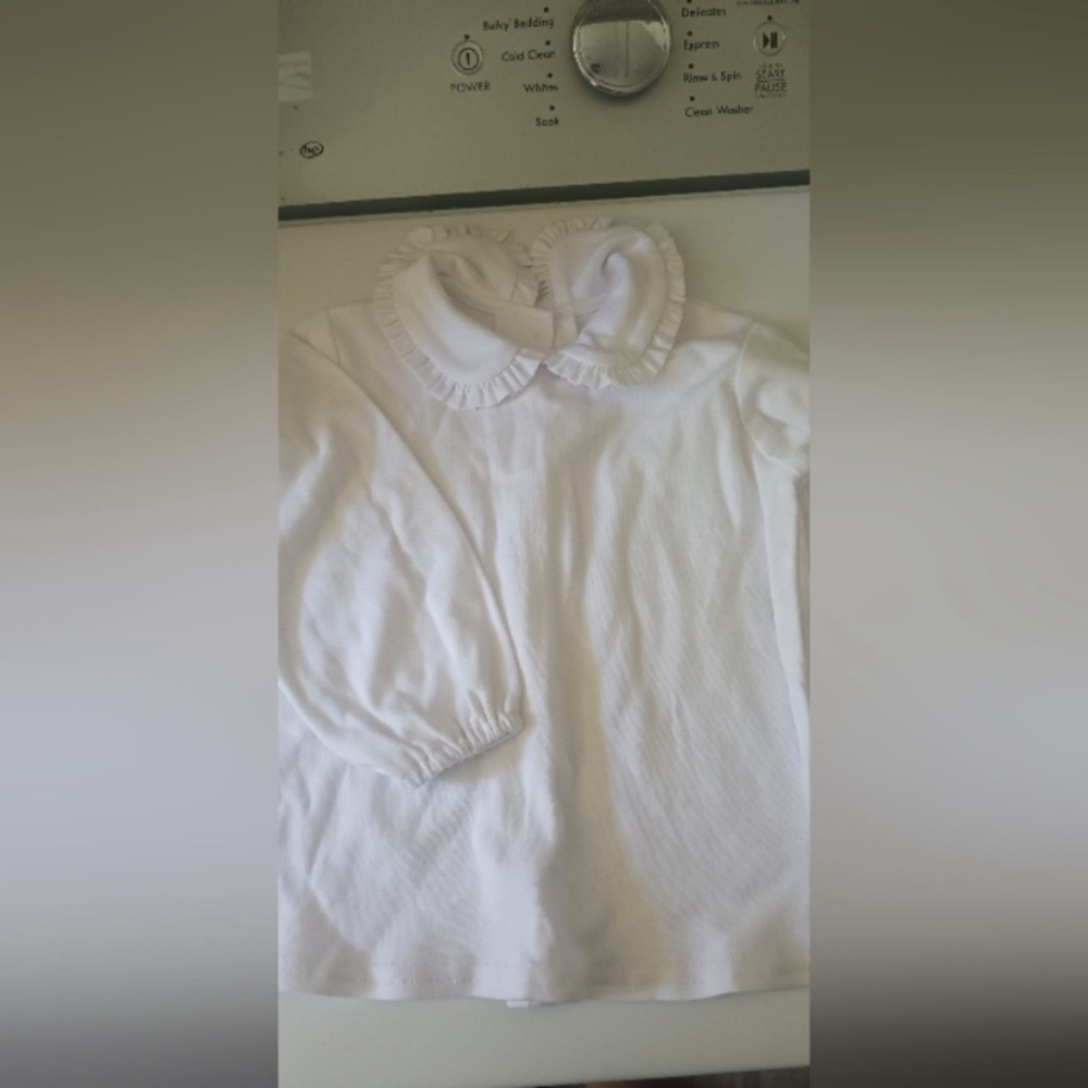 Hannah Kate White Long Sleeve Tee